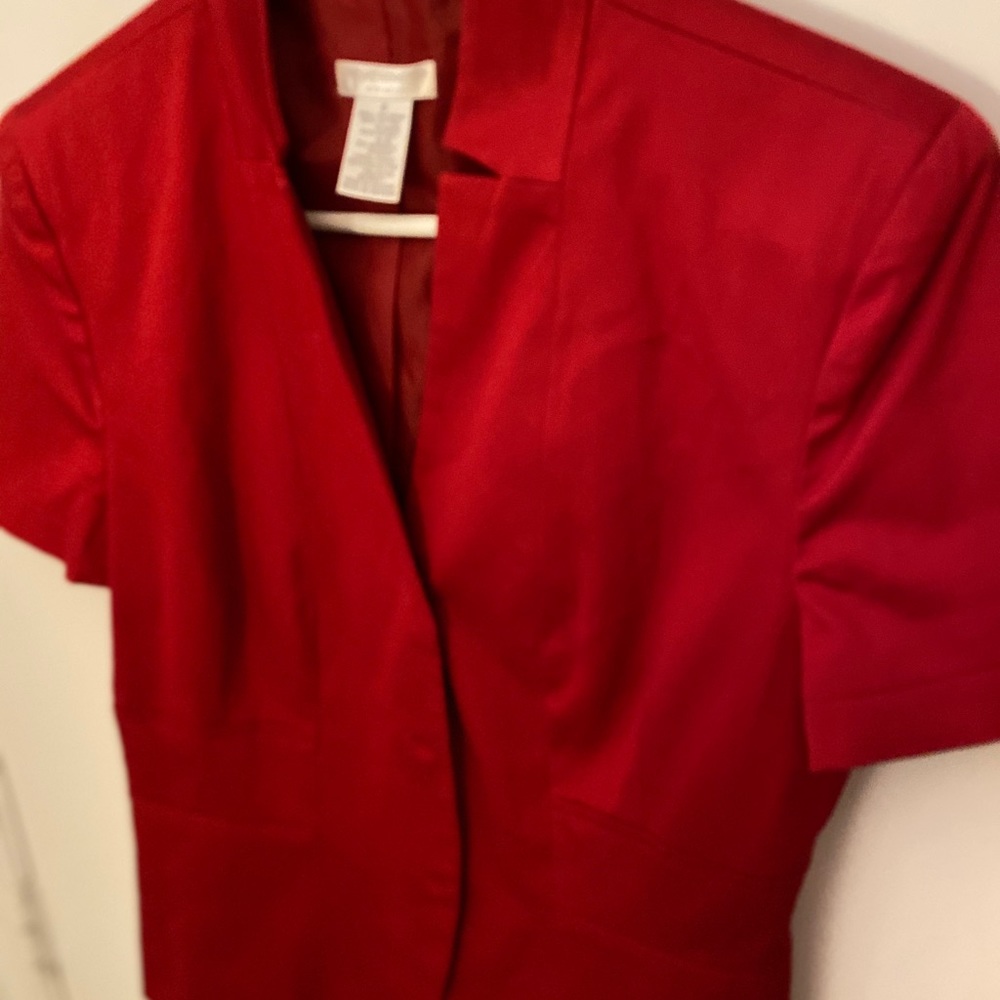 Worthington red blazer
